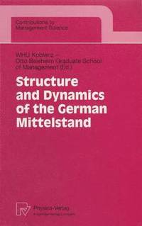 bokomslag Structure and Dynamics of the German Mittelstand