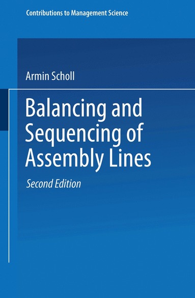 bokomslag Balancing and Sequencing of Assembly Lines