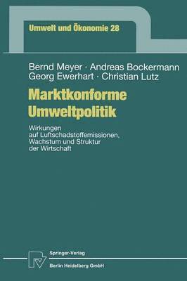 bokomslag Marktkonforme Umweltpolitik