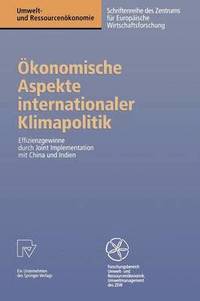 bokomslag konomische Aspekte internationaler Klimapolitik