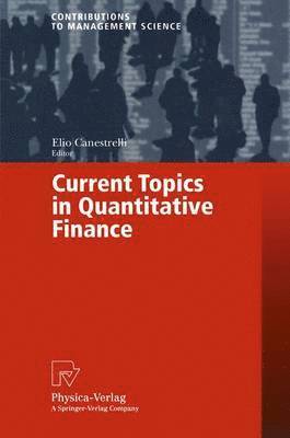 bokomslag Current Topics in Quantitative Finance