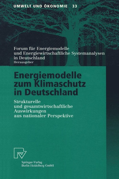 bokomslag Energiemodelle zum Klimaschutz in Deutschland