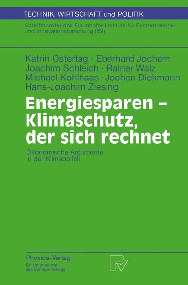 Katrin Ostertag, E. Jochem, J. Schleich, R. Walz, M. Kohlhaas, J. Diekmann, H.-J. Ziesing - Energiesparen - Klimaschutz, der sich rechnet, Häftad