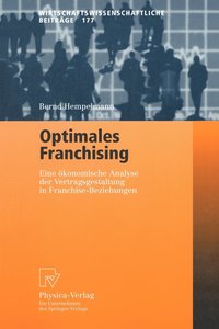 bokomslag Optimales Franchising