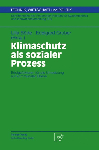 bokomslag Klimaschutz als sozialer Prozess