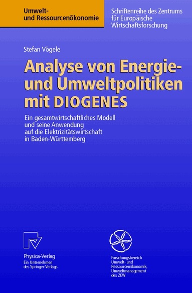 Stefan Vögele - Analyse von Energie- und Umweltpolitiken mit DIOGENES, Häftad