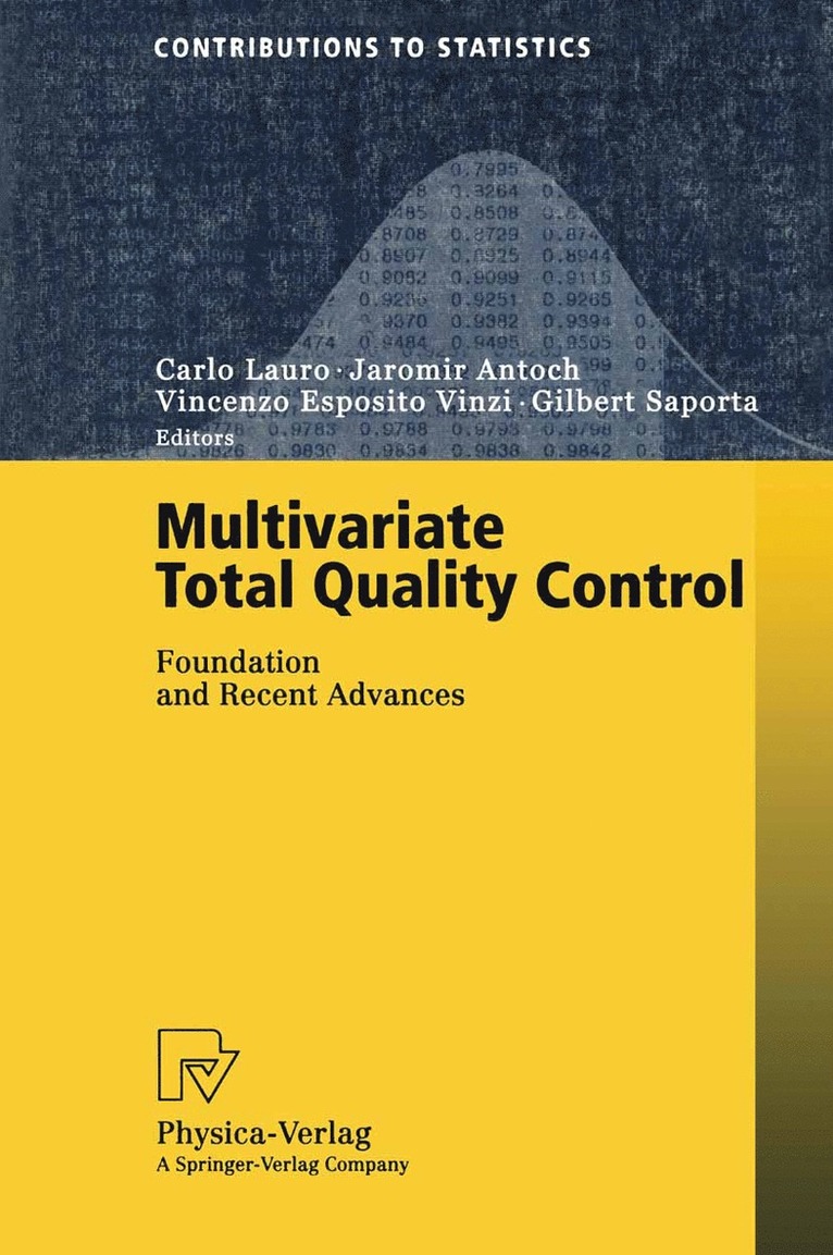 Carlo Lauro, Jaromir Antoch, Vincenzo Esposito Vinzi, Gilbert Saporta - Multivariate Total Quality Control, Häftad
