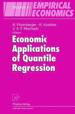 bokomslag Economic Applications of Quantile Regression