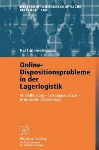 bokomslag Online-Dispositionsprobleme in der Lagerlogistik