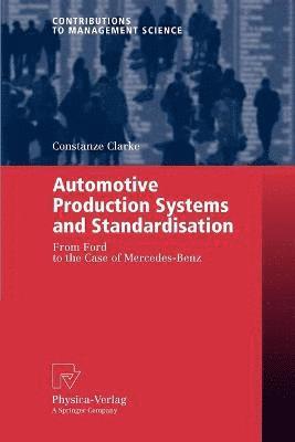 Automotive Production Systems and Standardisation 1