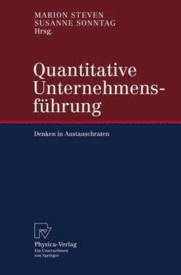 bokomslag Quantitative Unternehmensfhrung