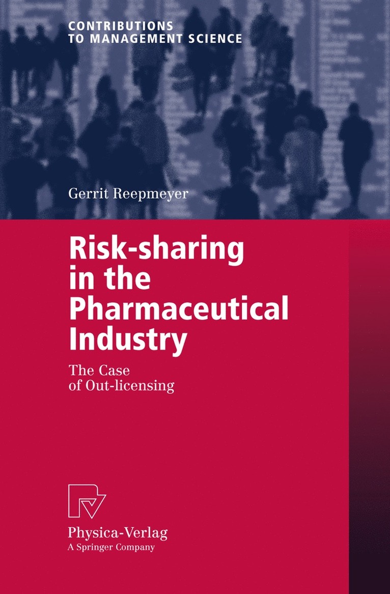 Gerrit Reepmeyer - Risk-sharing in the Pharmaceutical Industry, Häftad