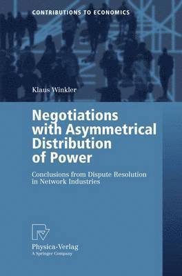 Klaus Winkler - Negotiations with Asymmetrical Distribution of Power, Häftad