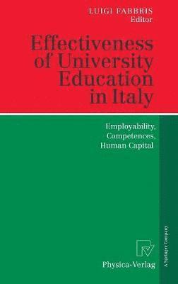 bokomslag Effectiveness of University Education in Italy