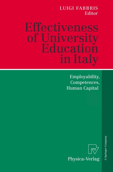 bokomslag Effectiveness of University Education in Italy