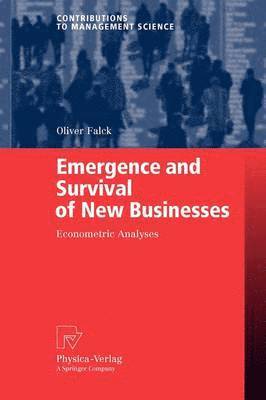 bokomslag Emergence and Survival of New Businesses