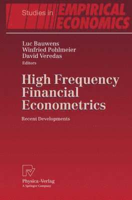 High Frequency Financial Econometrics 1