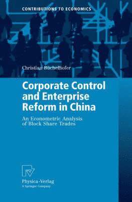 bokomslag Corporate Control and Enterprise Reform in China