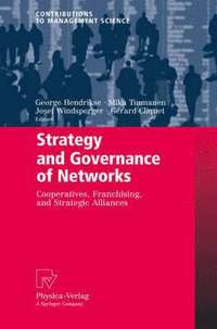 bokomslag Strategy and Governance of Networks