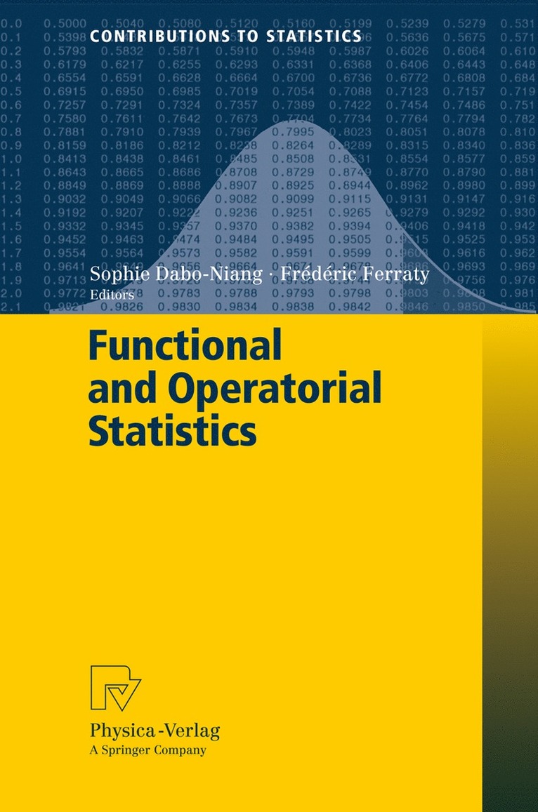 Sophie Dabo-Niang, Frédéric Ferraty - Functional and Operatorial Statistics, Inbunden