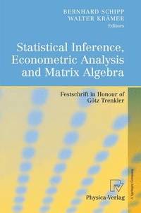 bokomslag Statistical Inference, Econometric Analysis and Matrix Algebra