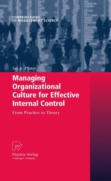 bokomslag Managing Organizational Culture for Effective Internal Control