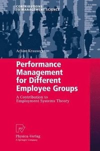 bokomslag Performance Management for Different Employee Groups
