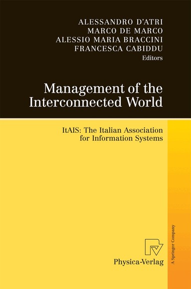 Alessandro D'Atri, Marco De Marco, Alessio Maria Braccini, Francesca Cabiddu - Management of the Interconnected World, Häftad