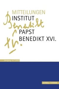 bokomslag Mitteilungen Institut Papst Benedikt XVI.