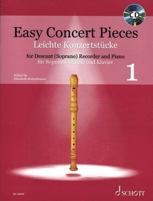 bokomslag Easy Concert Pieces für Sopran-Blockflöte und Klavier