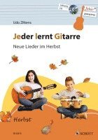 bokomslag Jeder lernt Gitarre - Neue Lieder im Herbst