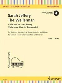 bokomslag Jeffrey: The Wellerman - Variations on a Sea Shanty for Descant (Tenor) Recorder and Piano Book with Online Media