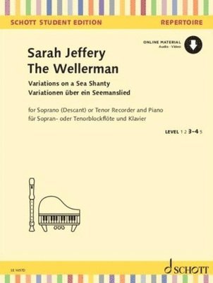 Jeffrey: The Wellerman - Variations on a Sea Shanty for Descant (Tenor) Recorder and Piano Book with Online Media 1