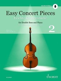 bokomslag Morhs: Easy Concert Pieces, Volume 2 for Double Bass and Piano: 24 Easy Pieces from 5 Centuries Using Half to 3rd Position