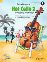 Garbiel Koeppen: Hot Cello 2 - 16 Easy Pop Pieces in 1st-4th Position for 1-2 Cellos Book with Audio Online