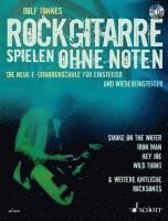 bokomslag Rockgitarre Spielen Ohne Noten