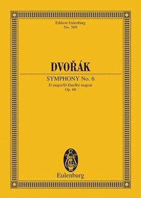 bokomslag Symphony No 6 D Major Op 60 B 112