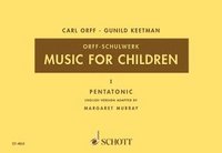 bokomslag Music for Children: Volume 1: Pentatonic