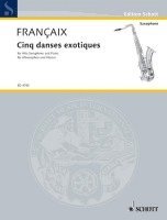 bokomslag 5 Danses Exotiques (1961): Alto Sax and Piano