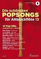 bokomslag Die schönsten Popsongs für Alt-Blockflöte Band 13