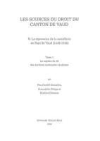 bokomslag La Repression de la Sorcellerie En Pays de Vaud (1438-1536): Tome 1 Le Registre AC 29 Des Archives Cantonales Vaudoises - Tome 2 La Documentation Epar