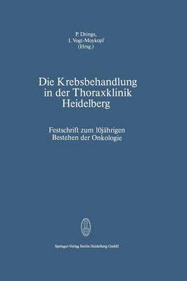 bokomslag Die Krebsbehandlung in der Thoraxklinik Heidelberg