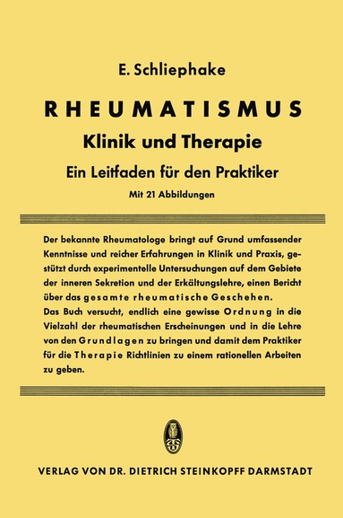 bokomslag Rheumatismus