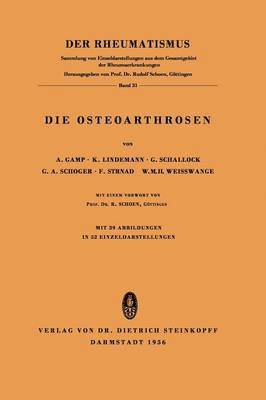 bokomslag Die Osteoarthrosen