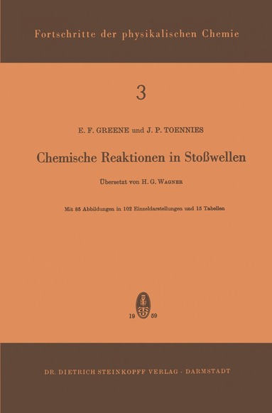 E.F. Green, J.P. Toennies - Chemische Reaktionen in Stosswellen, Häftad