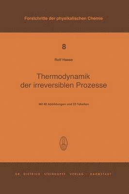 bokomslag Thermodynamik der Irreversiblen Prozesse