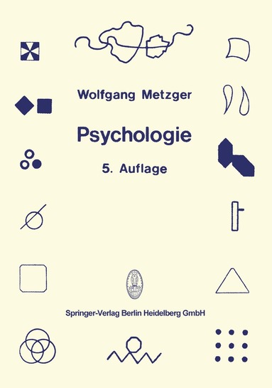Wolfgang Metzger - Psychologie, Häftad