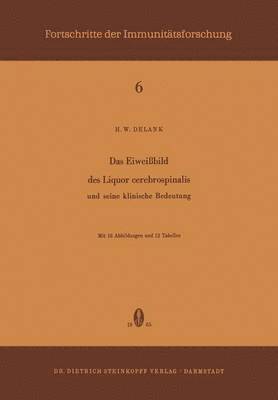 bokomslag Das Eiweissbild des Liquor Cerebrospinalis und Seine Klinische Bedeutung