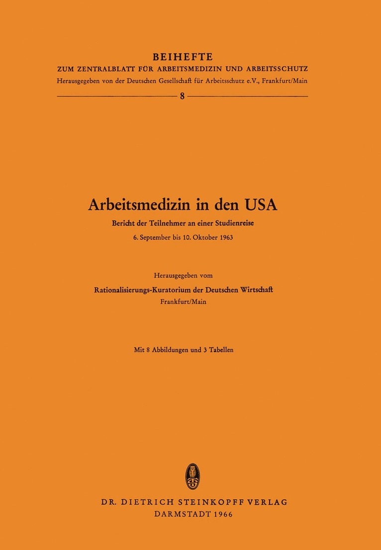 Arbeitsmedizin in den USA 1