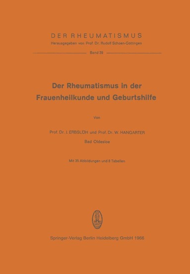 bokomslag Der Rheumatismus in der Frauenheilkunde und Geburtshilfe